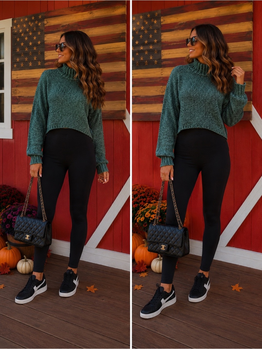 Urban Outfitters Moss Green Turtleneck Sweater